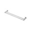 Double Towel Bar, Chrome, 24 Inch, Made in Brass